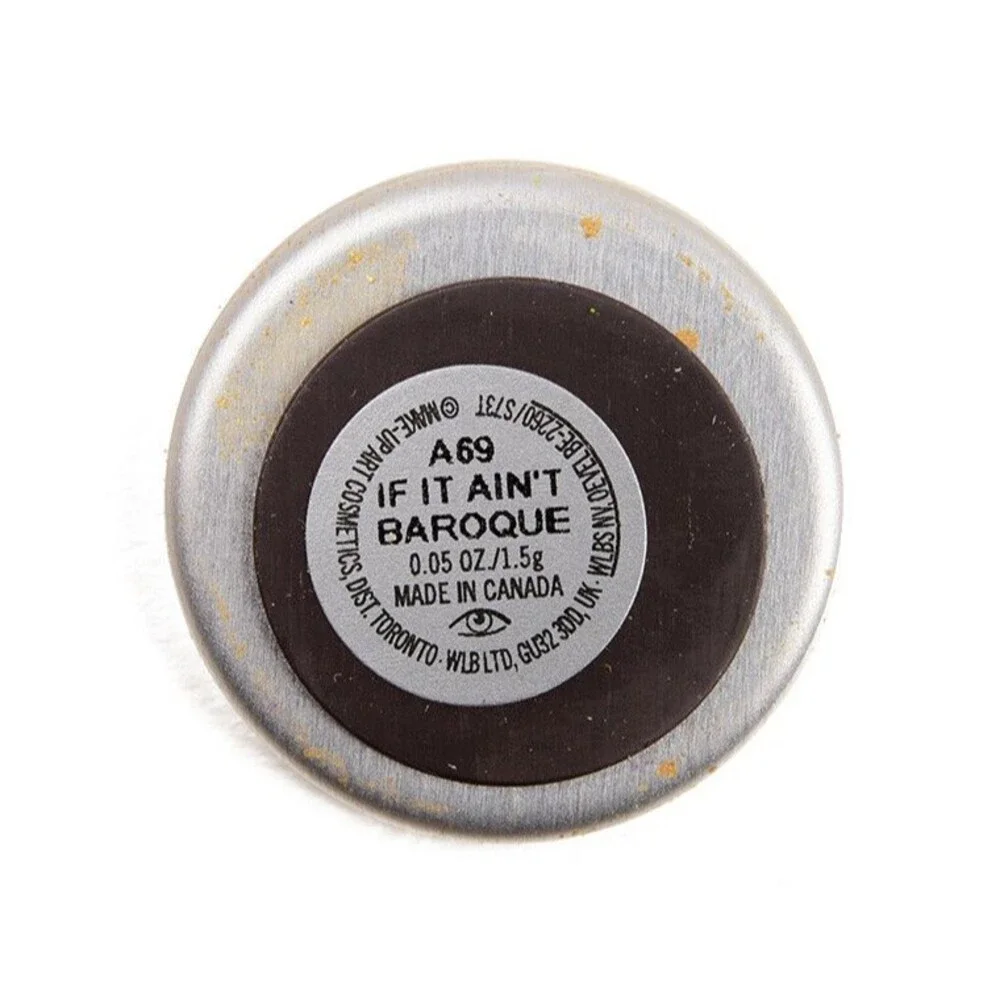 MAC IF IT AIN'T BAROQUE Eye Shadow ~Gold Sparkle Frost ~ Pro Palette Pan Refill